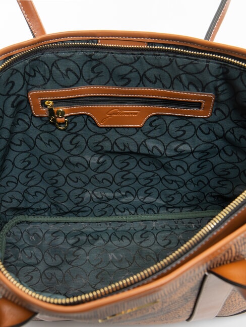 PLANETARIUM Sacoșă de cumpărături bronz monocrom - Genți femei