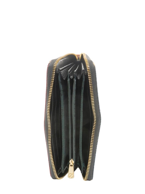 MAYA Portofel cu fermoar carouri/negru - Portofele femei