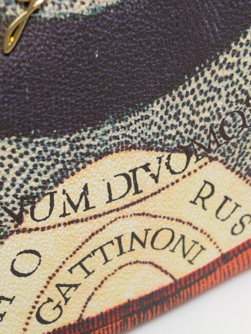 PLANETARIUM Geanta de umar mediu clasic/ coral - Genți femei