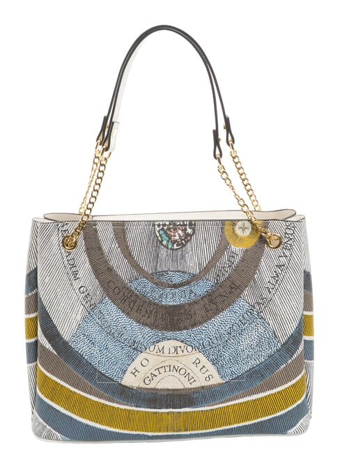 PLANETARIUM Geantă de umăr lună/alb - Genți femei