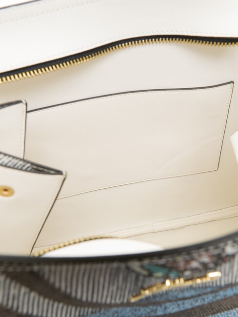 PLANETARIUM Geantă de umăr lună/alb - Genți femei