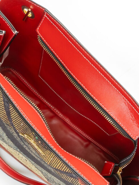 PLANETARIUM Geantă de umăr clasic/ coral - Genți femei