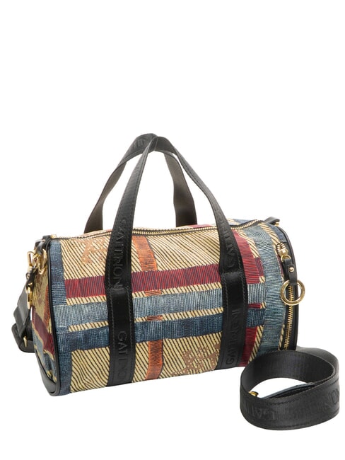 MAYA Geantă de m&acirc;nă cu curea de umăr carouri/negru - Genți femei