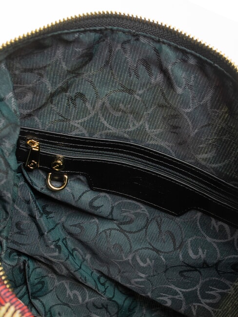 MAYA Geantă de umăr carouri/negru - Genți femei