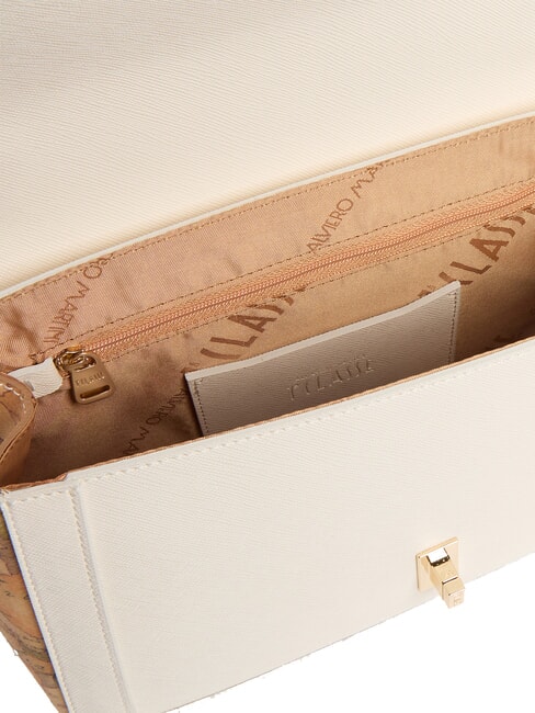 BAY LOCK BAG Geantă de umăr fildeş - Genți femei