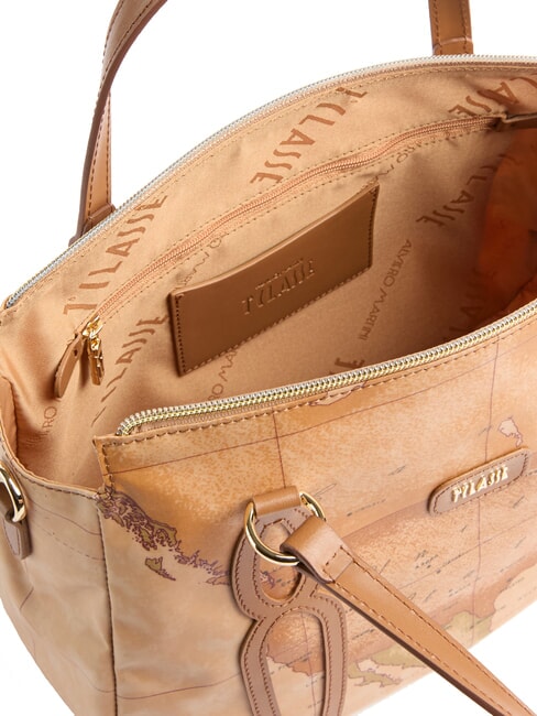 SOFT PETALS Geantă de m&acirc;nă TUTUN - Genți femei