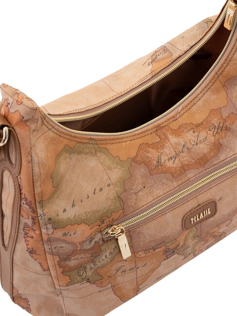 SOFT PETALS Geantă de umăr TUTUN - Genți femei