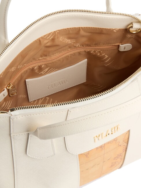 BLOO CITY Geantă de m&acirc;nă cu curea de umăr fildeş - Genți femei