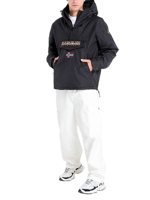 RAINFOREST NEXT SUM Jachetă cu glugă frumusețe neagră - Geci de bărbați