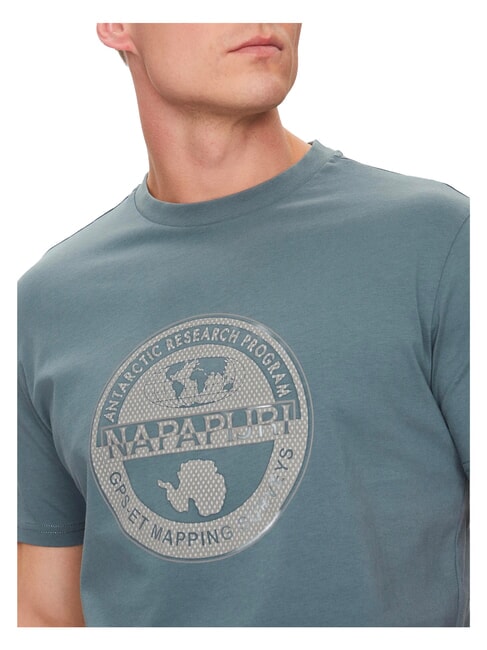 S-BOLLO Tricou din bumbac vreme furtunoasă - tricou