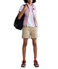 NAPAPIJRI E-NINA Tricou polo cu m&acirc;necă scurtă st&acirc;rc alb - maiou Polo - 2