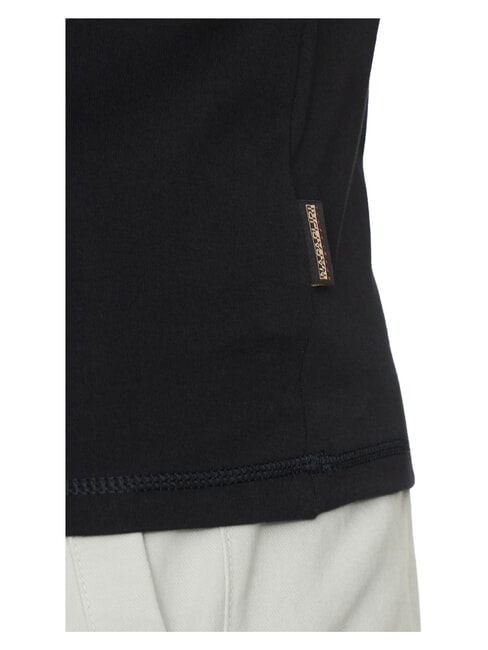 S-VANNI Tricou de bumbac frumusețe neagră - tricou