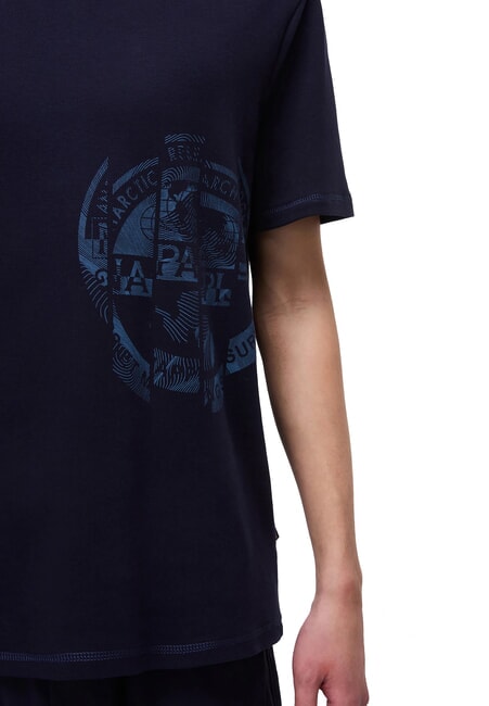 S-VANNI Tricou de bumbac blu marine - tricou