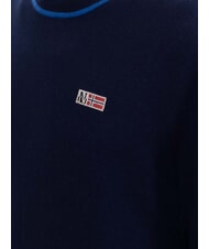 NAPAPIJRI DONORI Pulover din amestec de l&acirc;nă blu marine - Pulovere pentru bărbați - 3