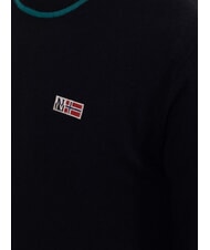 NAPAPIJRI DONORI Pulover din amestec de l&acirc;nă negru 041 - Pulovere pentru bărbați - 3