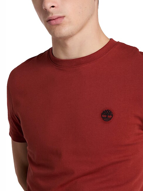 SS DUNRIVER CREW Tricou din bumbac henna arsă - tricou