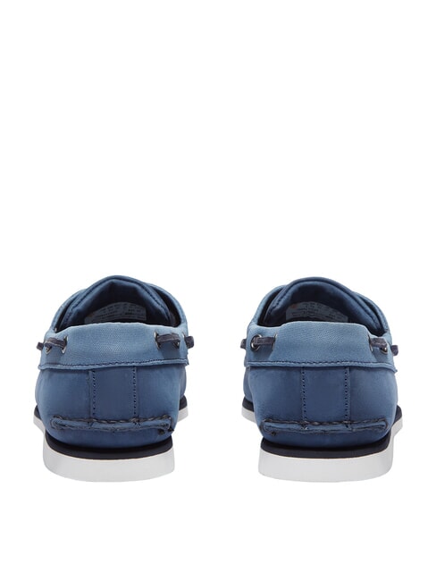 CLASSIC BOAT Pantofi de barcă din piele nubuc albastru &icirc;nchis - Pantofi bărbați