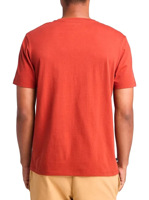 KBEC RIVER Tricou cu maneca scurta henna arsă - tricou