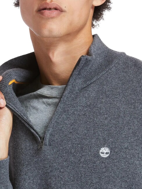 COHAS BROOK Pulover din amestec de l&acirc;nă inchis / gri / erica - Pulovere pentru bărbați