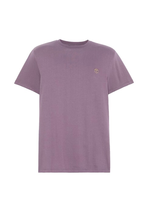 SS DUNRIVER CREW Tricou din bumbac violet vintage - tricou