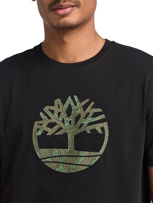 KENNEBEC RIVER Tricou de bumbac BLACK - tricou