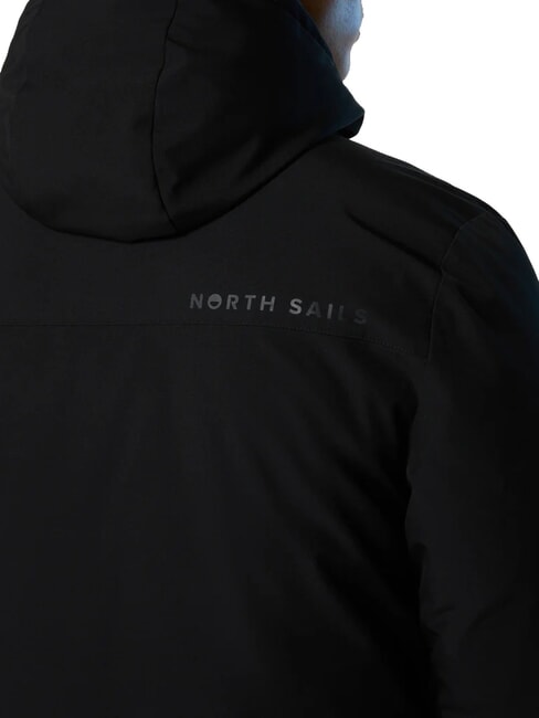 NORTH TECH Jachetă cu glugă negru - Geci de bărbați