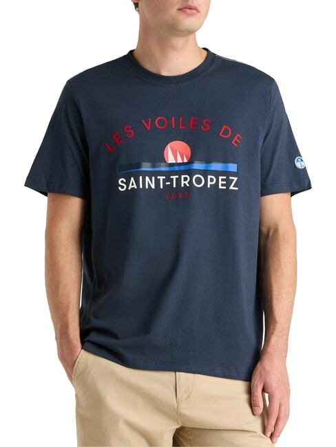 LVDST Tricou de bumbac albastru marin - tricou