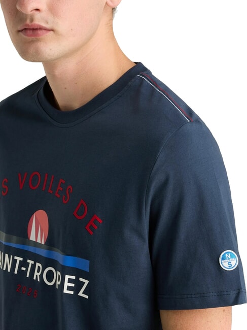 LVDST Tricou de bumbac albastru marin - tricou
