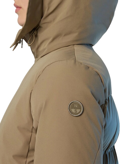 OCEAN OUTDOOR Jachetă cu glugă rocă maro - Jachete pentru femei