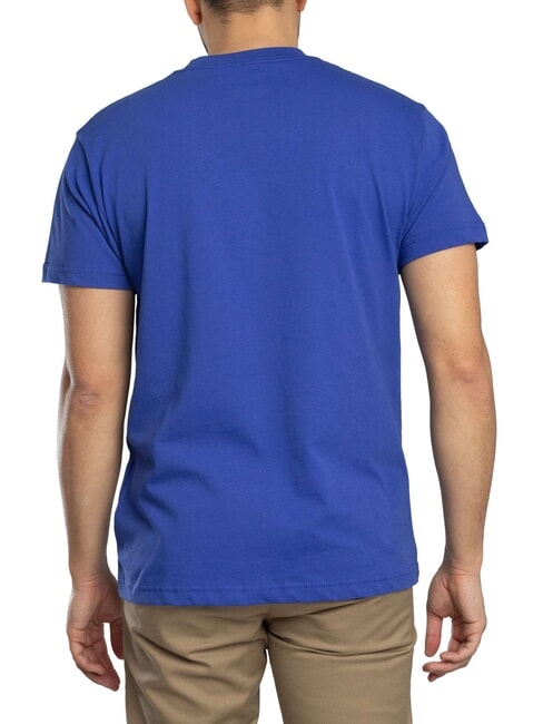 CLASSIC Tricou cu m&acirc;necă scurtă și imprimeu cu logo cobalt regal - tricou