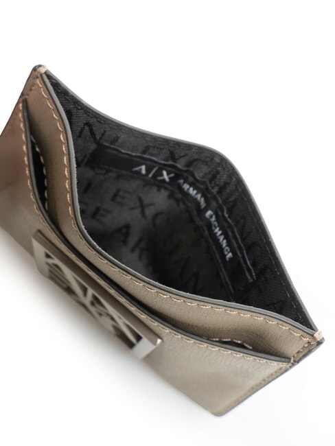 A|X Suport plat pentru card de credit biban brun - Portofele femei