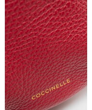 COCCINELLE MALORY  Mini găleată din piele sangrie - Genți femei - 3