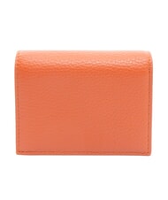 COCCINELLE METALLIC SOFT Portofel mic din piele roșu de grenadină - Portofele femei - 3