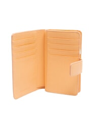 COCCINELLE METALLIC SOFT Portofel din piele texturata - Portofele femei