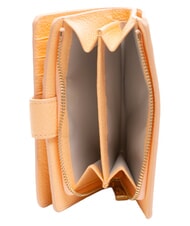 COCCINELLE METALLIC SOFT Portofel din piele texturata răsărit - Portofele femei - 4