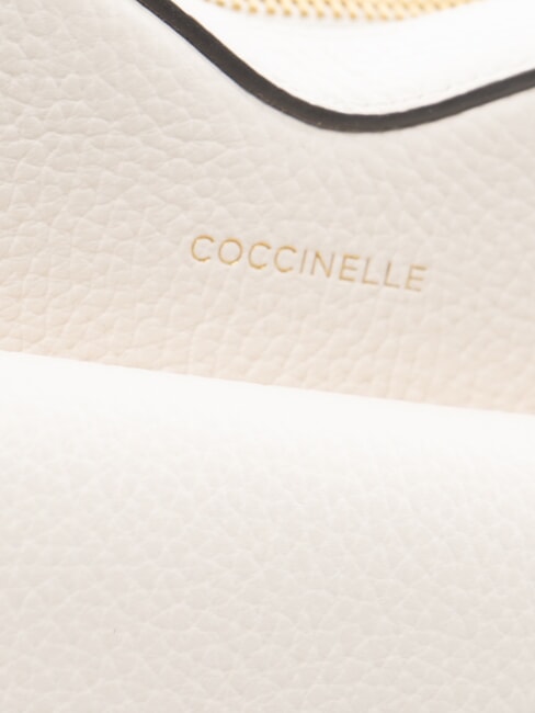 BEAT SOFT Geantă mini din piele &icirc;n formă de inimă alb - Genți femei