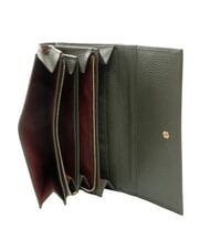 COCCINELLE METALLIC SOFT Portofel mare din piele algele - Portofele femei - 2