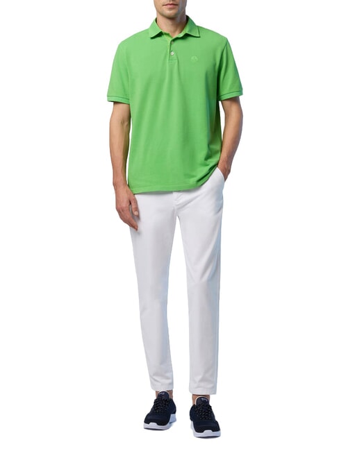 CORE Tricou polo cu logo brodat verde de vară - maiou Polo