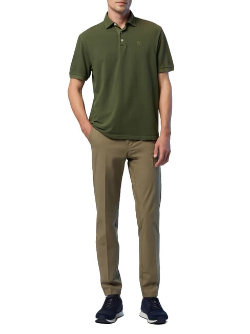CORE Tricou polo cu logo brodat verde intens - maiou Polo