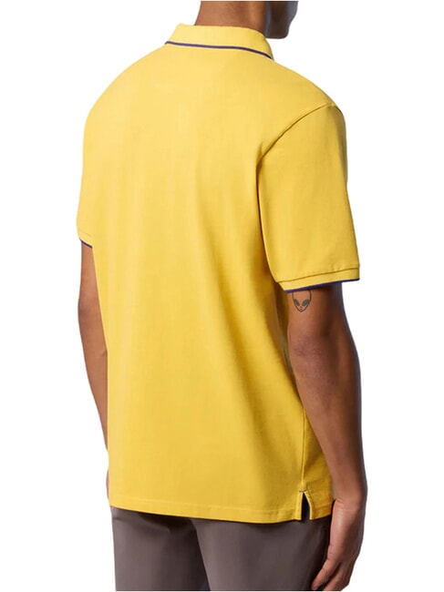 COLLAR STRIPED Tricou polo cu maneca scurta din bumbac Soarele samoan - maiou Polo