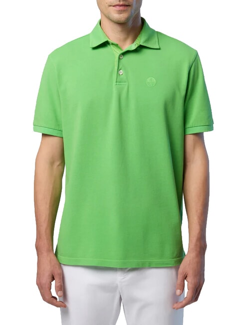 CORE Tricou polo cu logo brodat verde de vară - maiou Polo