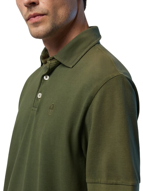 CORE Tricou polo cu logo brodat verde intens - maiou Polo