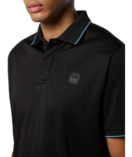 NORTH SAILS NORTH TECH Tricou polo casual cu m&acirc;necă scurtă negru - maiou Polo - 3
