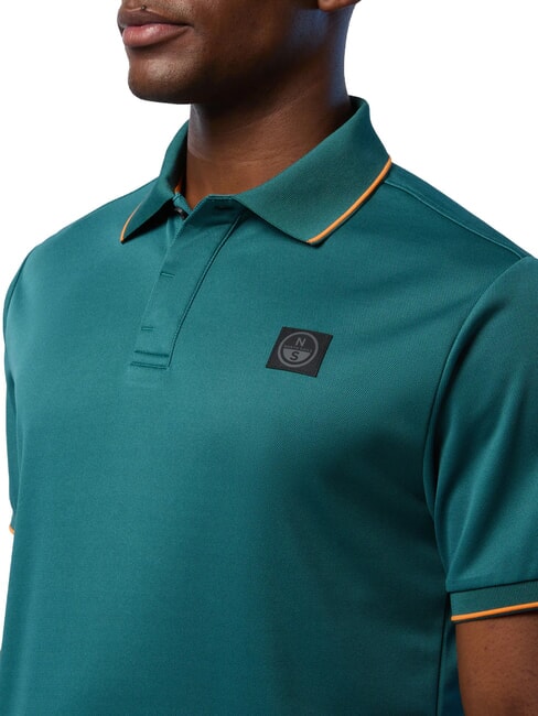 NORTH TECH Tricou polo casual cu m&acirc;necă scurtă Mediterana - maiou Polo