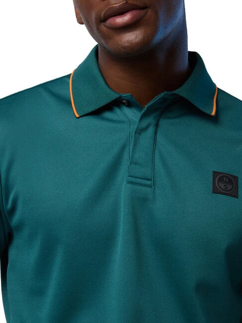 NORTH TECH Tricou polo casual cu m&acirc;necă scurtă Mediterana - maiou Polo