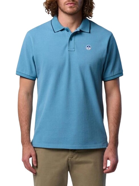 COLLAR STRIPED Tricou polo cu maneca scurta din bumbac Niagara - maiou Polo