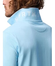 NORTH SAILS COLLAR STRIPED Tricou polo cu maneca scurta din bumbac albastru pal - maiou Polo - 3