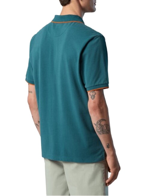 COLLAR STRIPED Tricou polo cu maneca scurta din bumbac Mediterana - maiou Polo