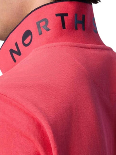 COLLAR STRIPED Tricou polo cu maneca scurta din bumbac geranium - maiou Polo