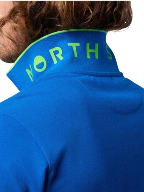 CORE Tricou polo din bumbac 100% plajă albastră - maiou Polo